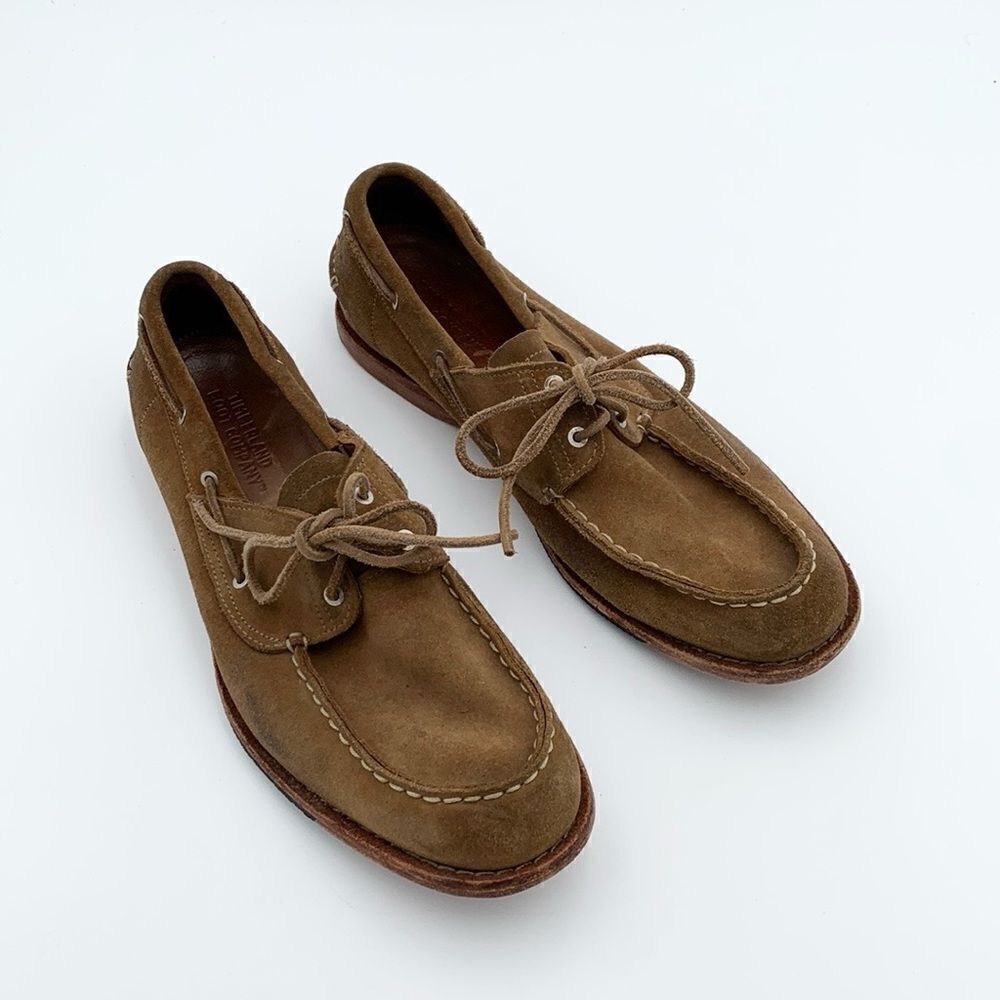 Timberland slip on men’s loafers classic brown suede leather men’s size 10
